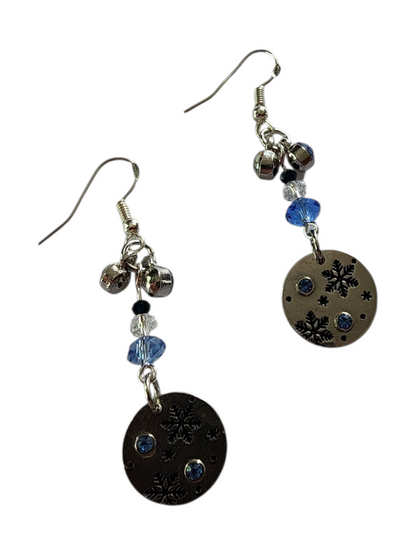 Handmade Winter Themed Earrings - Snowflake Designs