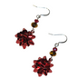 Handmade Christmas Holiday Bow Earrings - Assorted Colors