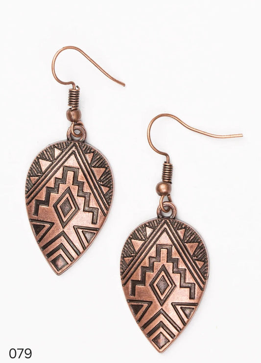 Jewelry - Earring, Upside-down Teardrop