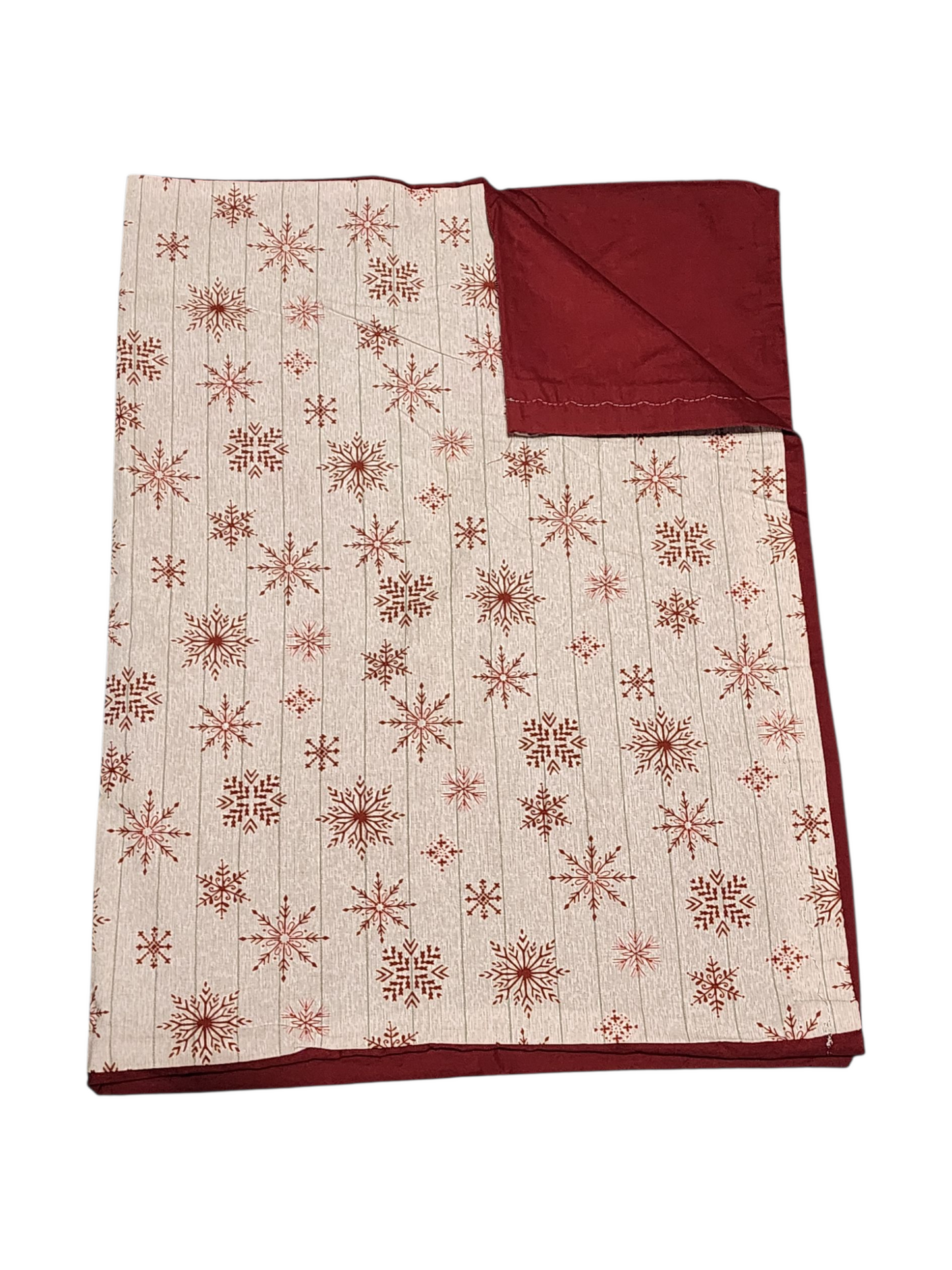 Standard Handmade Holiday Pillowcase, Assorted Snowflake Designs