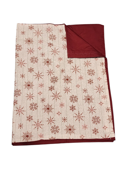 Standard Handmade Holiday Pillowcase, Assorted Snowflake Designs