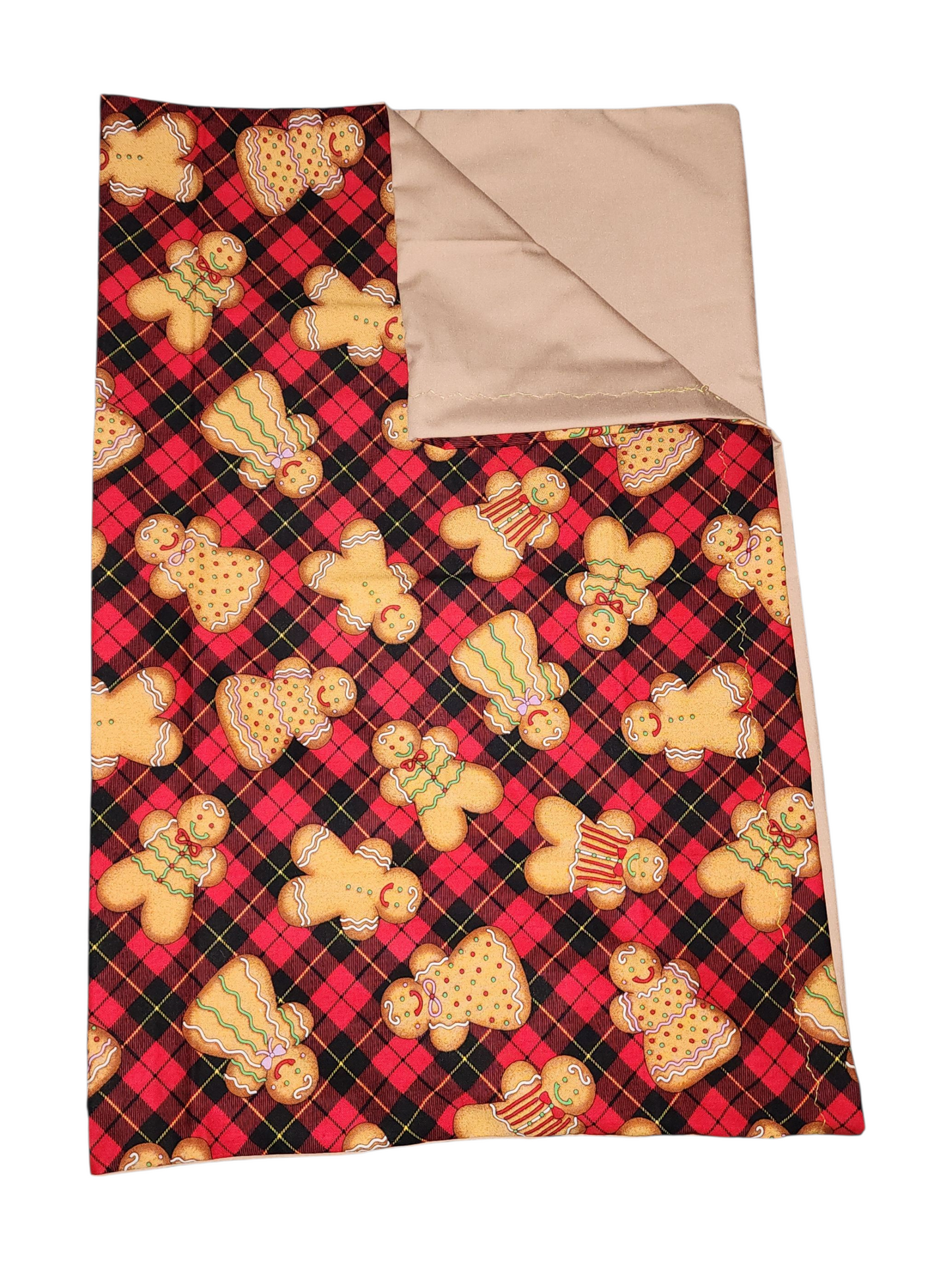 Standard Handmade Holiday Pillowcase, Christmas Cookie Designs