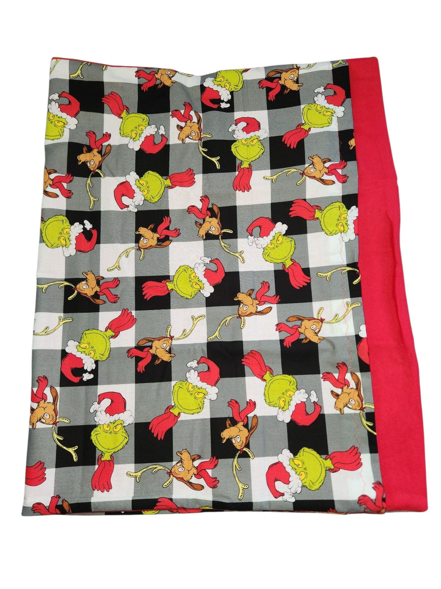 Standard Handmade Holiday Pillowcase, Assorted Grinch Prints