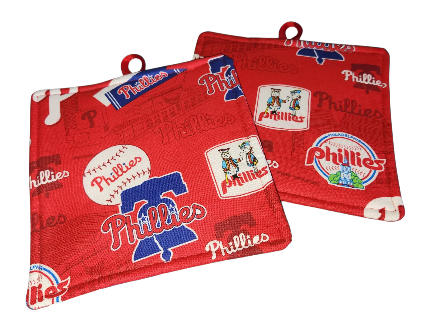 Handmade Potholders – Single – Licensed Philadelphia Phillies Prints
