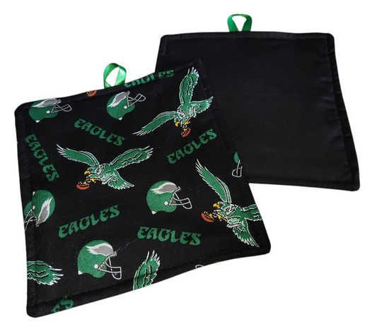 Handmade Potholder, Assorted NFL Philadelphia Eagles Prints