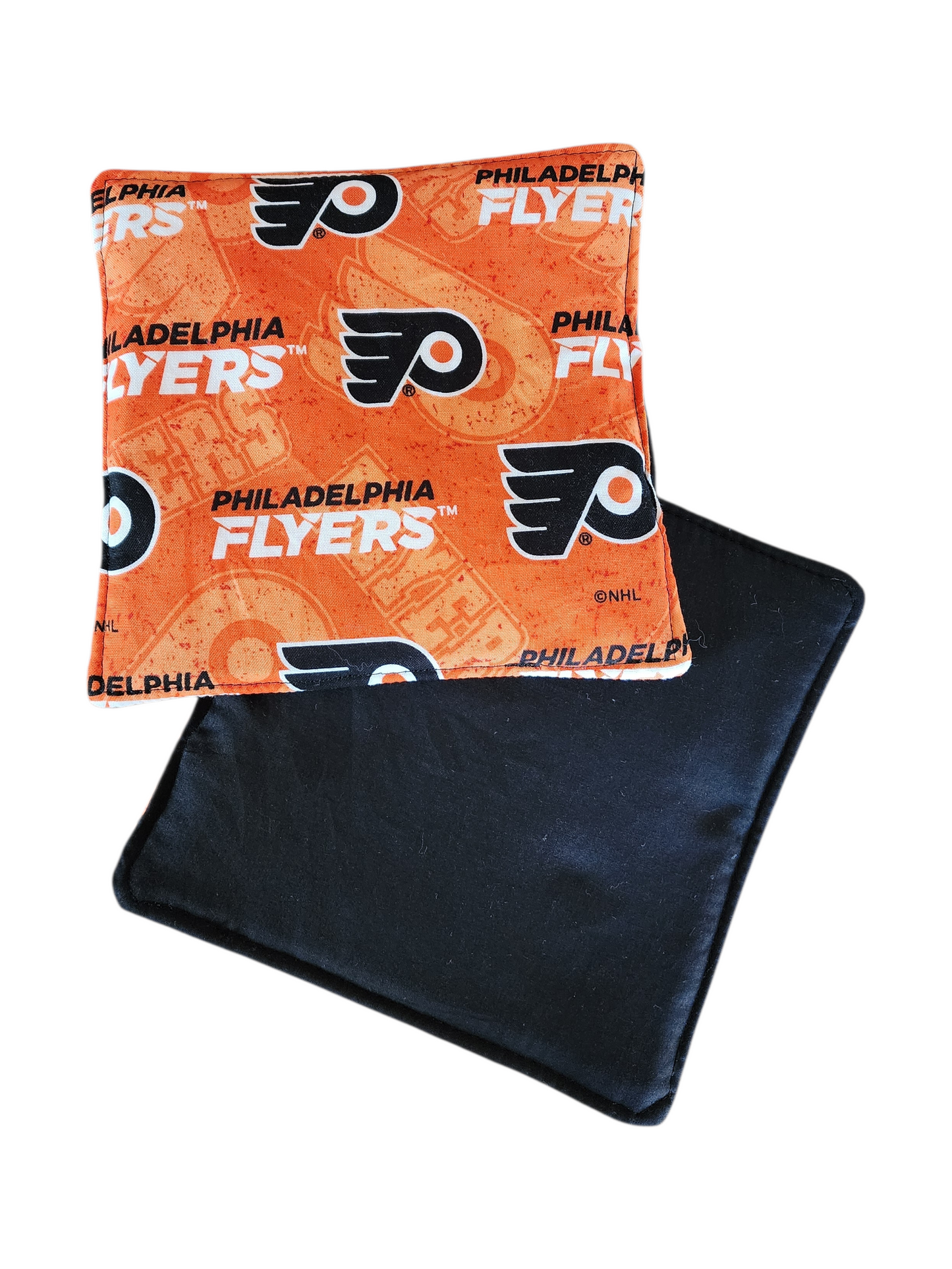 Handmade Potholders – 2-Pack – Licensed Philadelphia Flyers