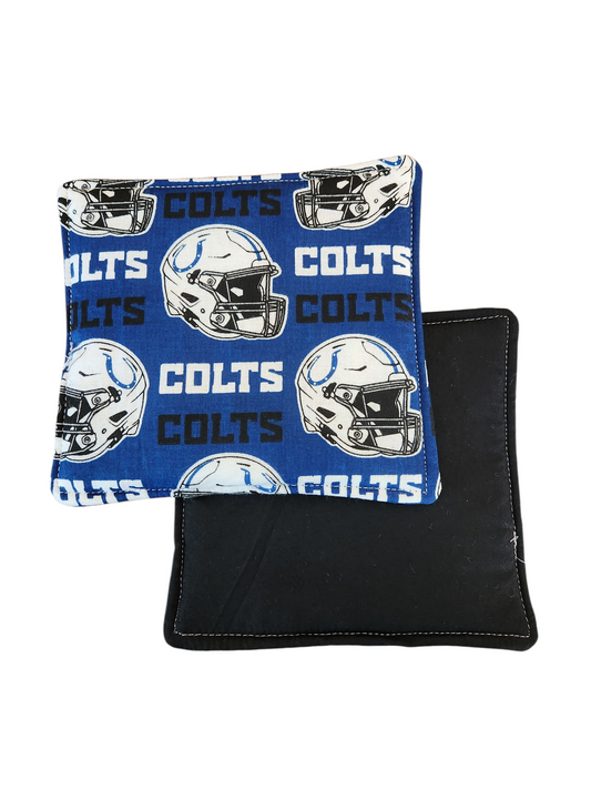 Handmade Potholder, 2-Pack - NFL Indianapolis Colts Prints