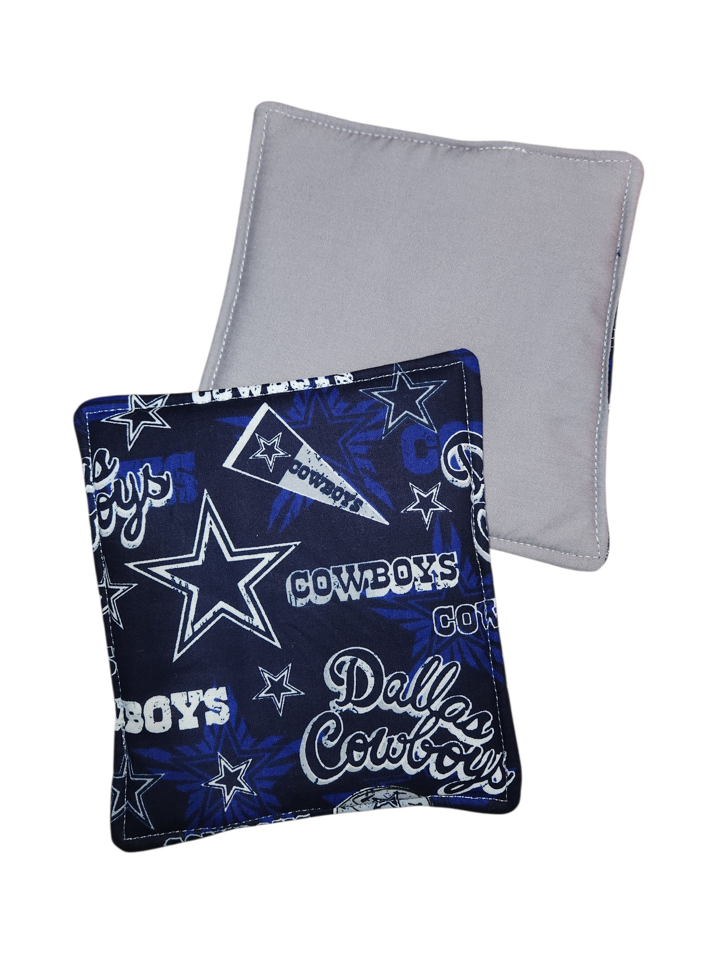 Handmade Potholders – 2 Pack – Licensed Dallas Cowboys Prints