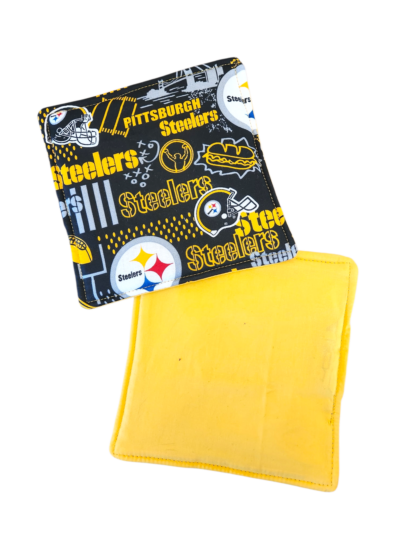 Handmade Potholder, 2-Pack - NFL Pittsburg Steelers Prints