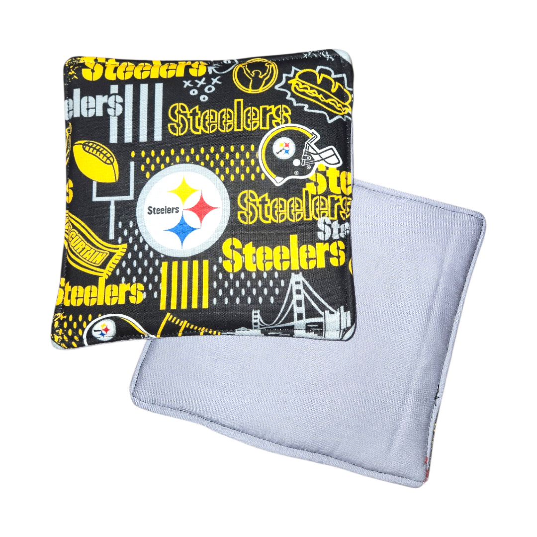 Handmade Potholder, 2-Pack - NFL Pittsburg Steelers Prints