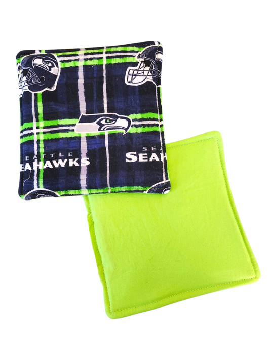 Handmade Potholder, 2-Pack - NFL Seattle Seahawks Prints