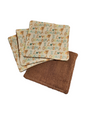 Small Baby Washcloth – Handmade, Soft & Gentle (Set of 4)