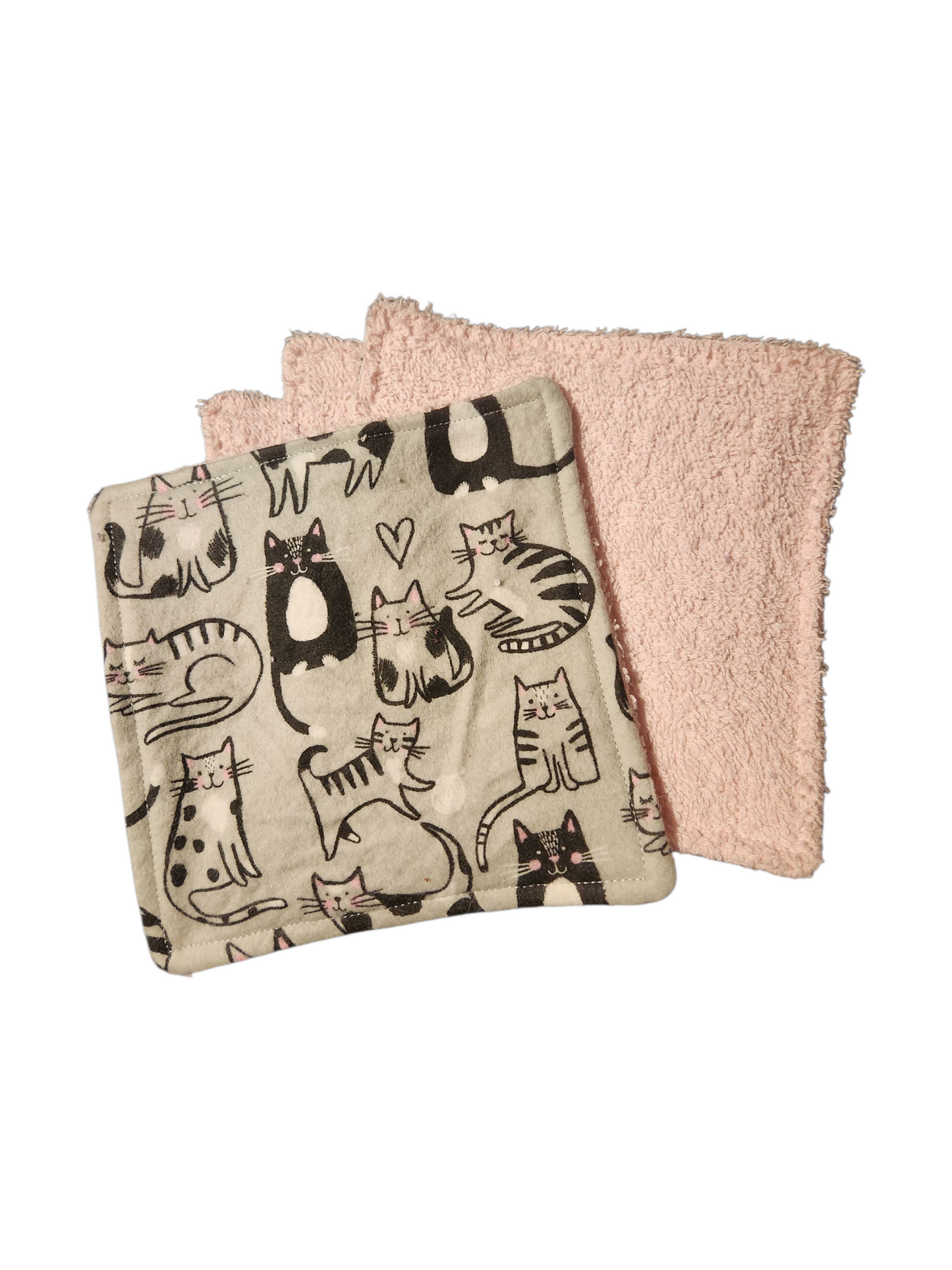 Small Baby Washcloth – Handmade, Soft & Gentle (Set of 4)
