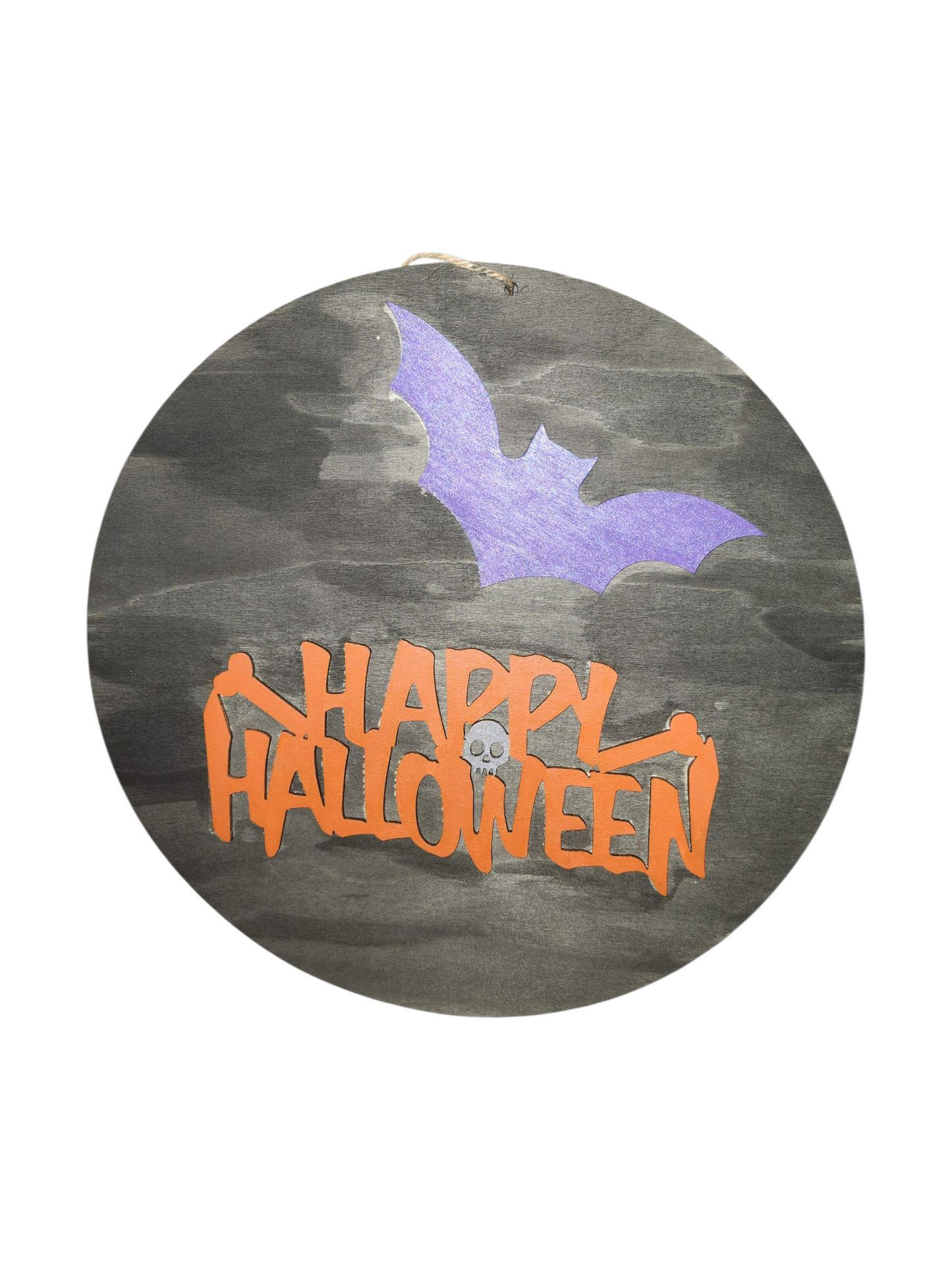 Hand-Painted Wooden Halloween Signs – Assorted Designs