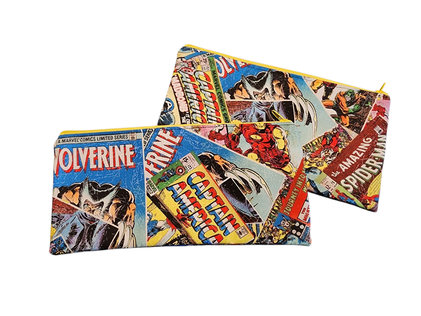Zipper Pouch - Comic Book Prints