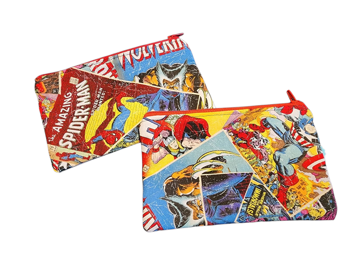 Zipper Pouch - Comic Book Prints