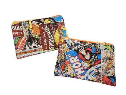 Zipper Pouch - Comic Book Prints