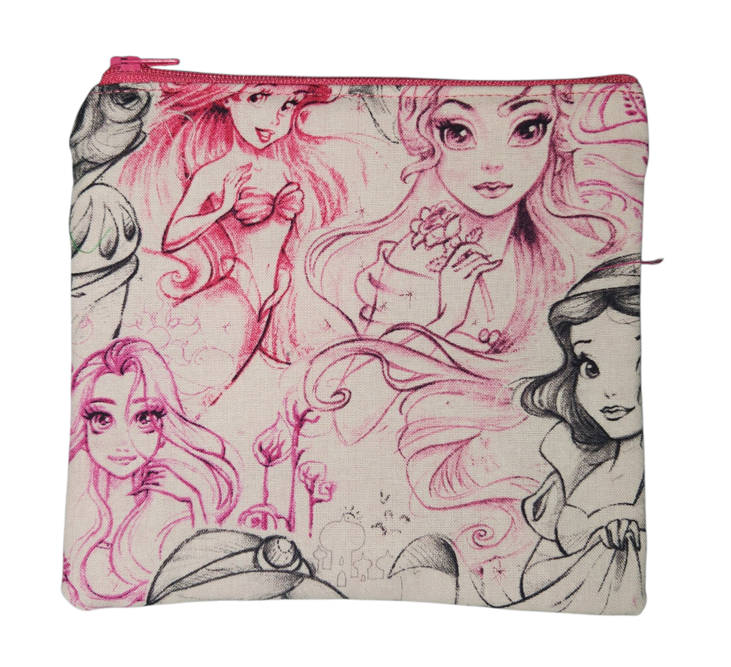Zipper Pouch - Disney's Characters Prints