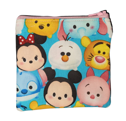 Zipper Pouch - Disney's Characters Prints