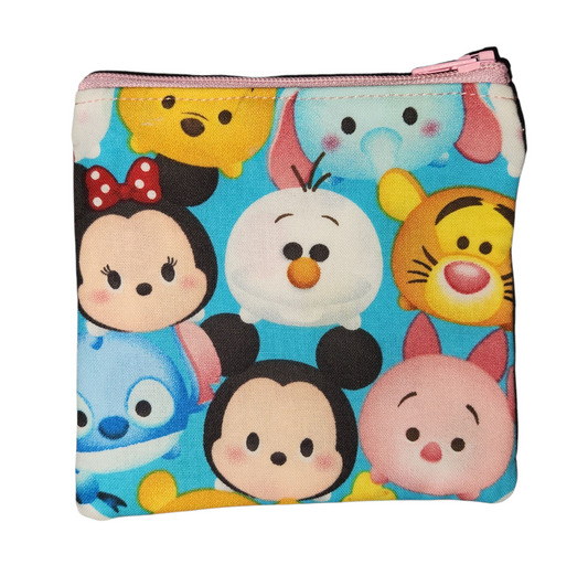 Zipper Pouch - Disney's Characters Prints