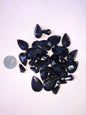 Jewelry Destash, Assorted Black Acrylic Teardrops