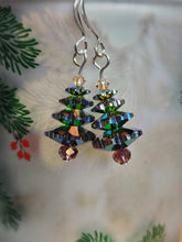 Earrings - Crystal Christmas Tree
