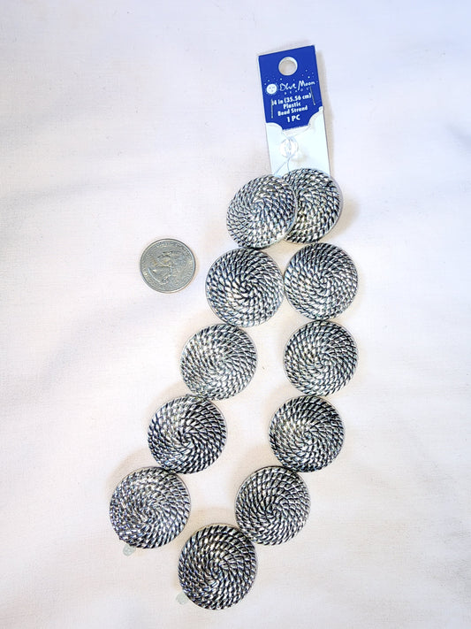 Jewelry Destash, Plastic Rope Engraved Discs