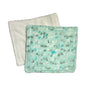Baby Set - ABC's Animals on Mint Flannel