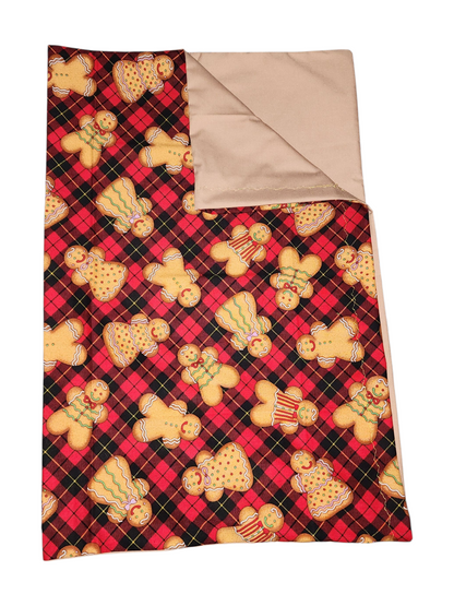 Standard Handmade Holiday Pillowcase, Christmas Cookie Designs