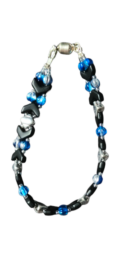 Handmade Beaded Bracelet - Duo, Chevrons - Assorted Designs