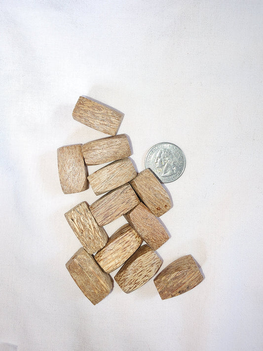Jewelry Destash, Wooden Beads - Rectangles
