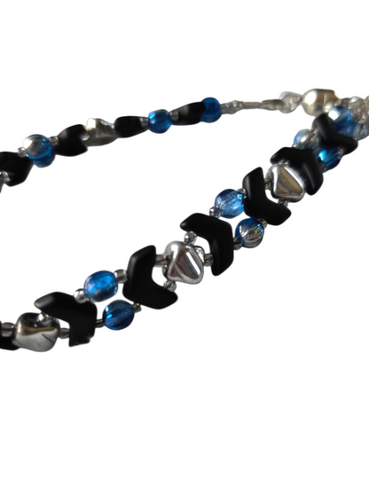 Handmade Beaded Bracelet - Duo, Chevrons - Assorted Designs