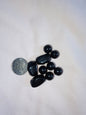 Jewelry Destash, Assorted Black Acrylic Beads