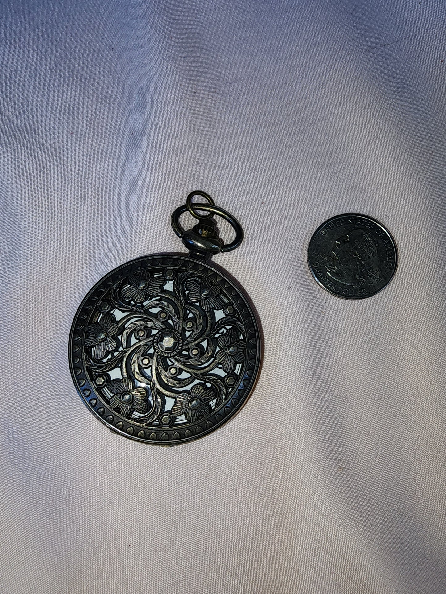 Jewelry Destash, Brass Pocket Watch