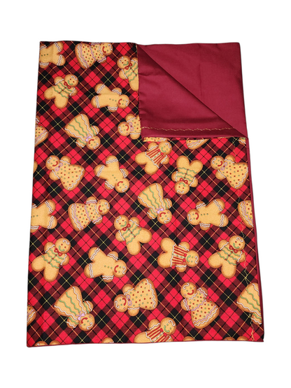 Standard Handmade Holiday Pillowcase, Christmas Cookie Designs