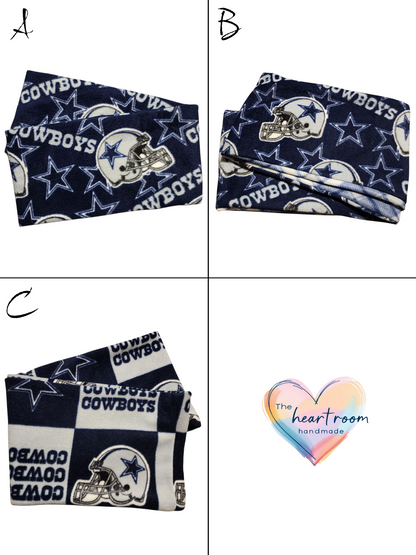 Handmade Infinity Scarf – Licensed Dallas Cowboys Team Spirit