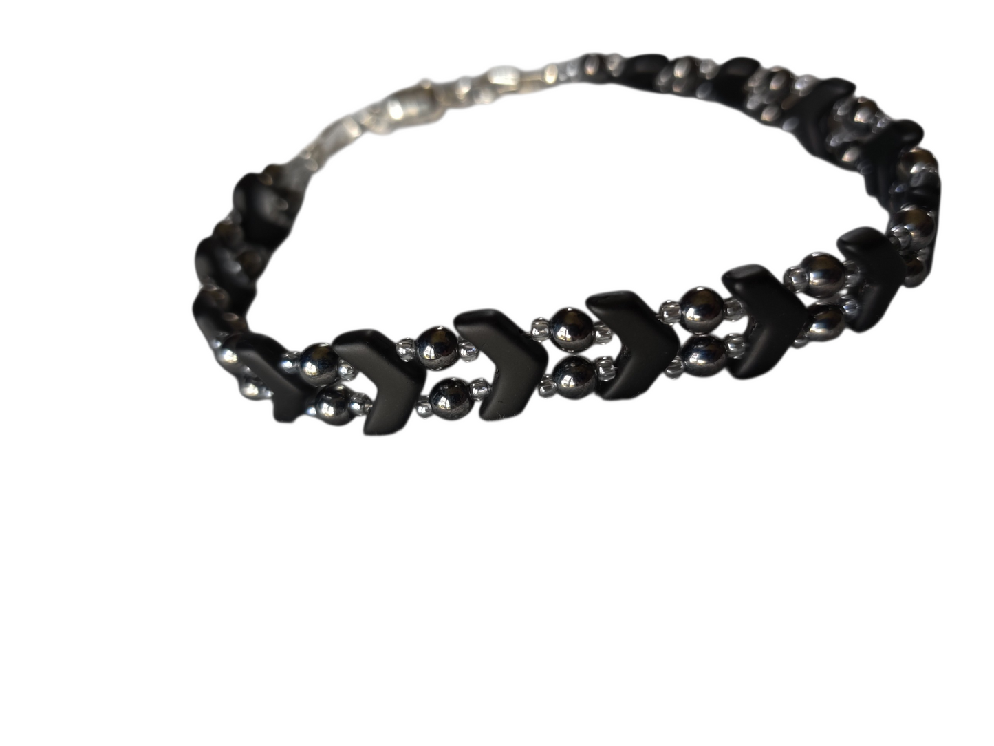 Handmade Beaded Bracelet - Duo, Chevrons - Assorted Designs
