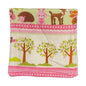 Baby Set - Woodland Critters & Trees with Pink Stripes