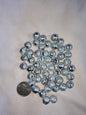 Jewelry Destash, Plastic Silver Stardust Beads