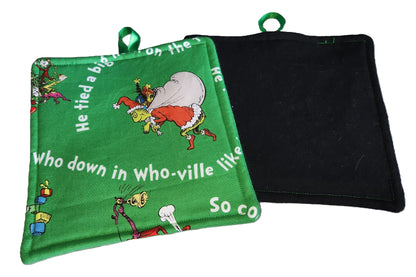 Handmade Potholder, Single Assorted Licensed Prints