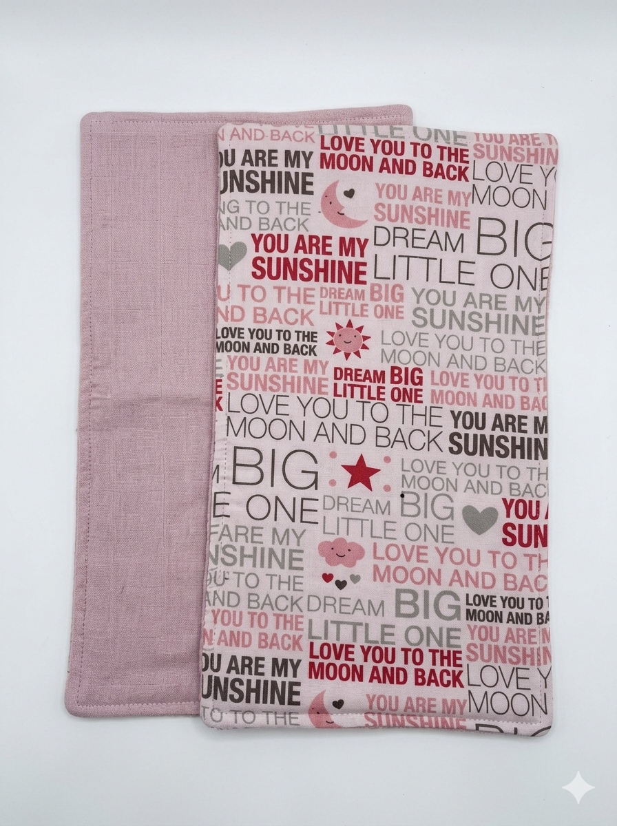 Baby Set - Moon, Sunshine & Love Pink & Grey
