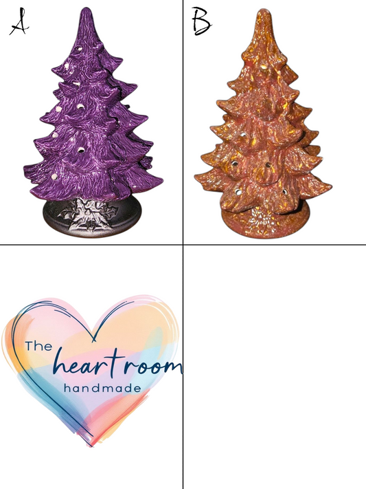Small Handmade Ceramic Christmas Tree, Nowell, Autumn & Spooky Style