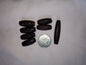 Jewelry Destash, Wooden Beads - Engraved Tubes