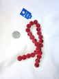 Jewelry Destash, Flocked Velvet Beads