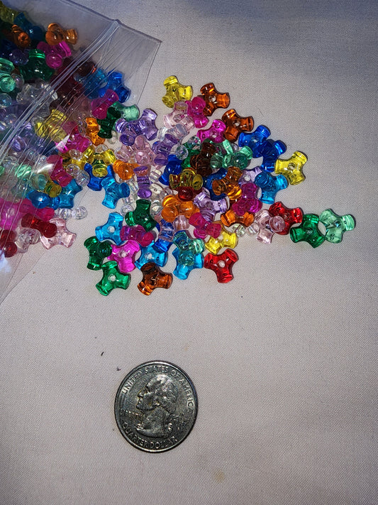 Jewelry Destash, Assorted Plastic Tribeads