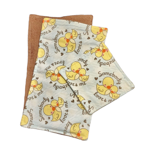 Baby Set - Duck 'Somebody Loves Me' on Light Blue
