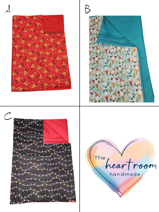 Standard Handmade Holiday Pillowcase, Fun & Festive Prints