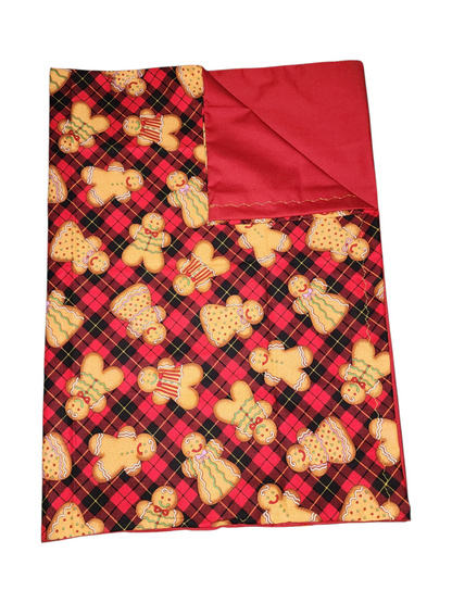 Standard Handmade Holiday Pillowcase, Christmas Cookie Designs