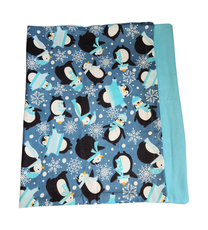 Standard Handmade Holiday Pillowcase, Winter Critters Designs