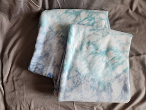 Infinity Scarf - XLarge/Long - Marble, Blues & Aquas Fleece